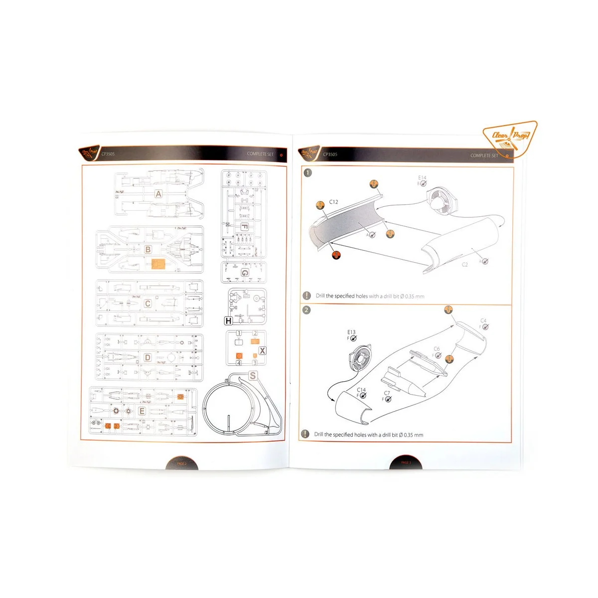 Tu-143 Reys photo reconnaissance, 1/35 - Clear Prop Models CP3505