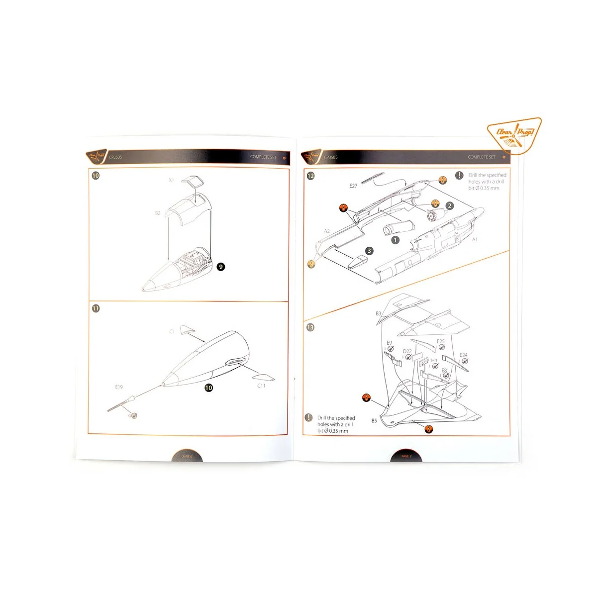 Tu-143 Reys photo reconnaissance, 1/35 - Clear Prop Models CP3505