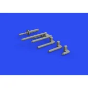 P-38J gun barrels PRINT for TAMIYA, 1/48 - Eduard Accessories 648789