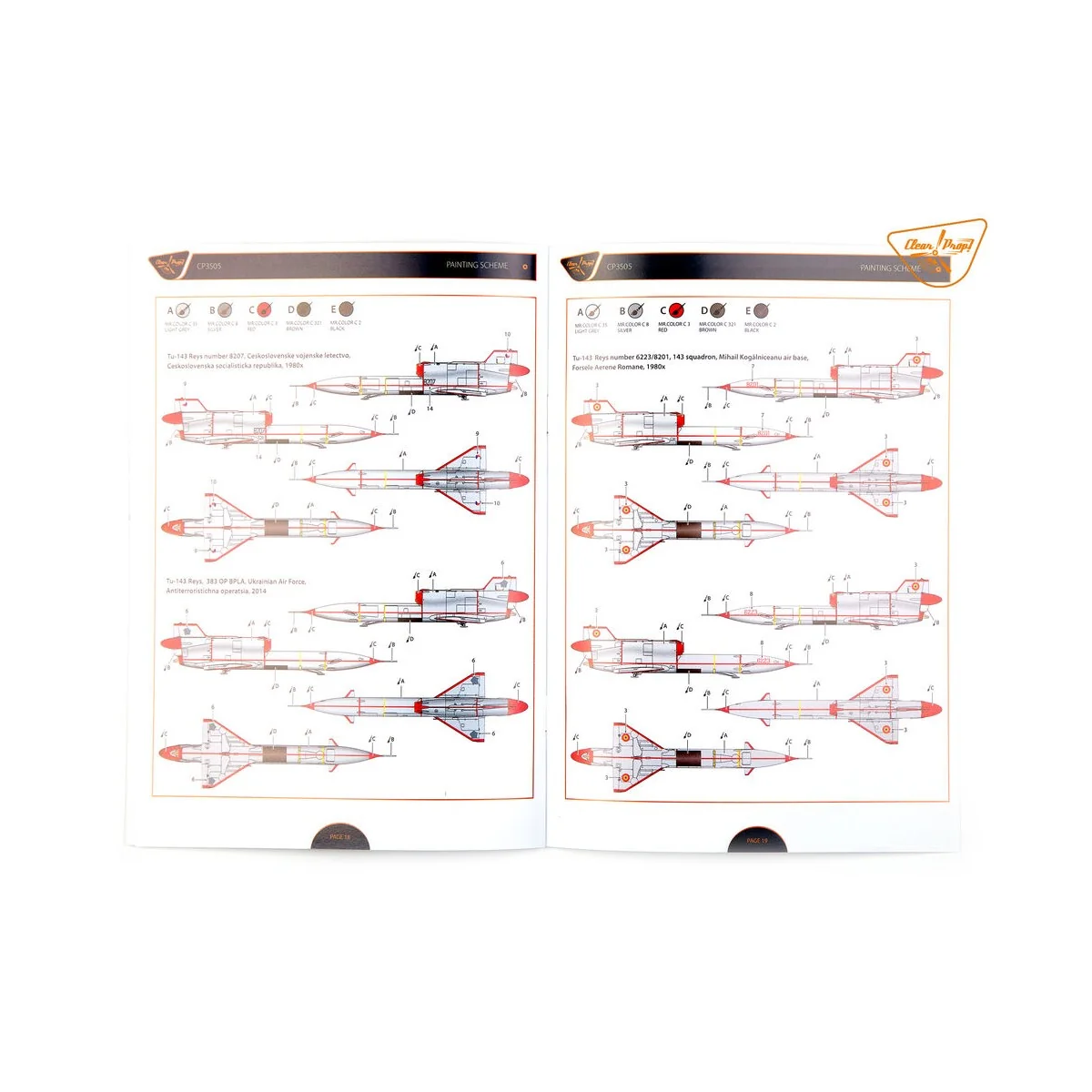 Tu-143 Reys photo reconnaissance, 1/35 - Clear Prop Models CP3505