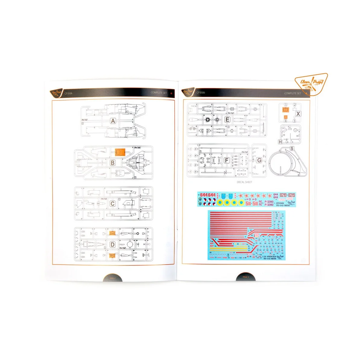 Tu-143 Reys television reconnaissance, 1/35 - Clear Prop Models CP3506