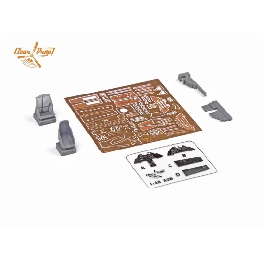XA2D-1 Skyshark, 1/48 - Clear Prop Models CP4802