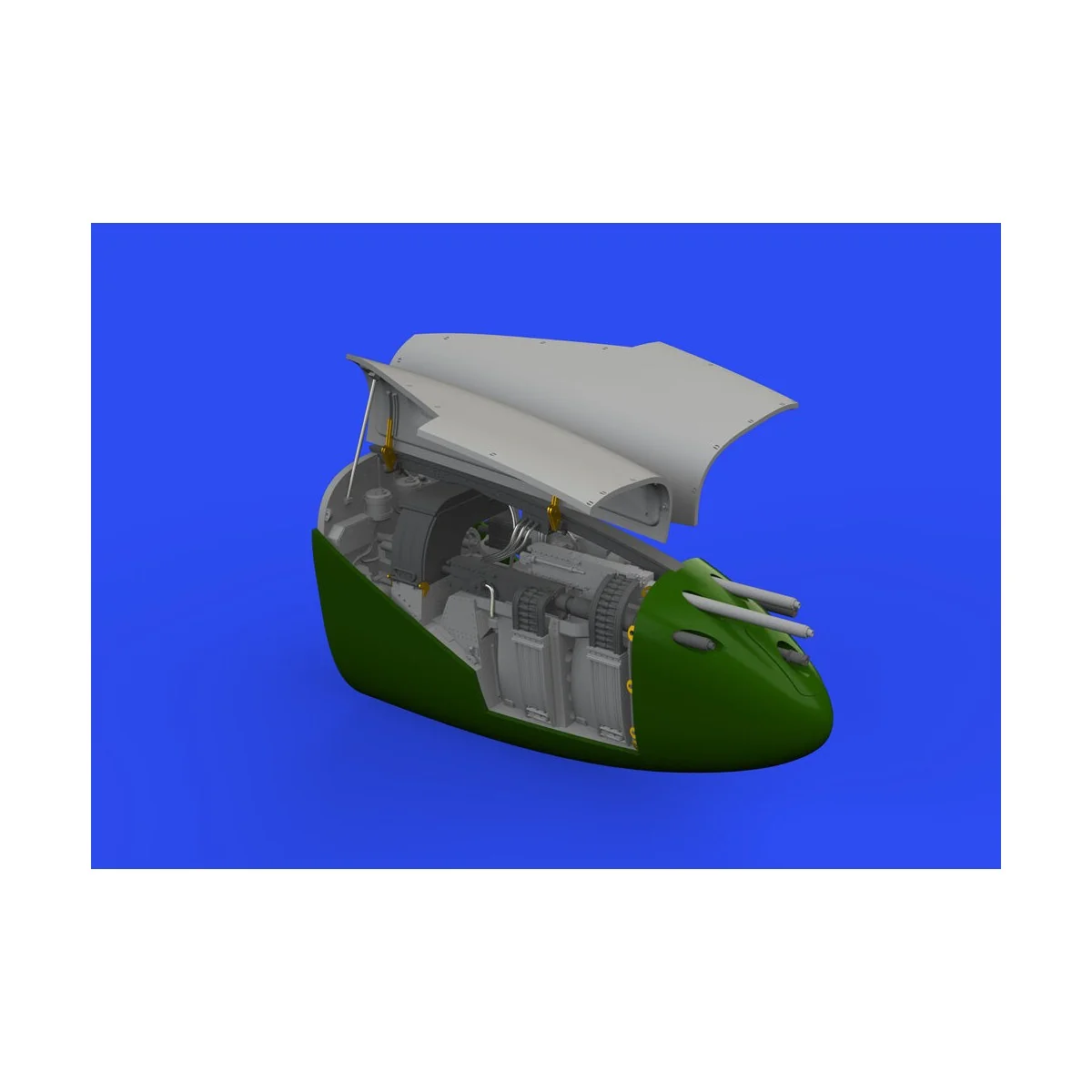 P-38J nose gun bay PRINT for TAMIYA, 1/48 - Eduard Accessories 648790