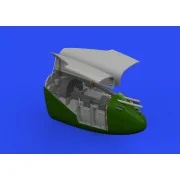 P-38J nose gun bay PRINT for TAMIYA - Eduard Accessories 648790