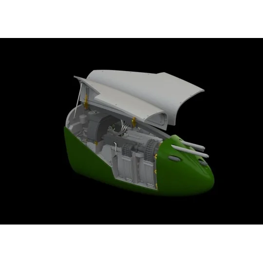 P-38J nose gun bay PRINT for TAMIYA - Eduard Accessories 648790