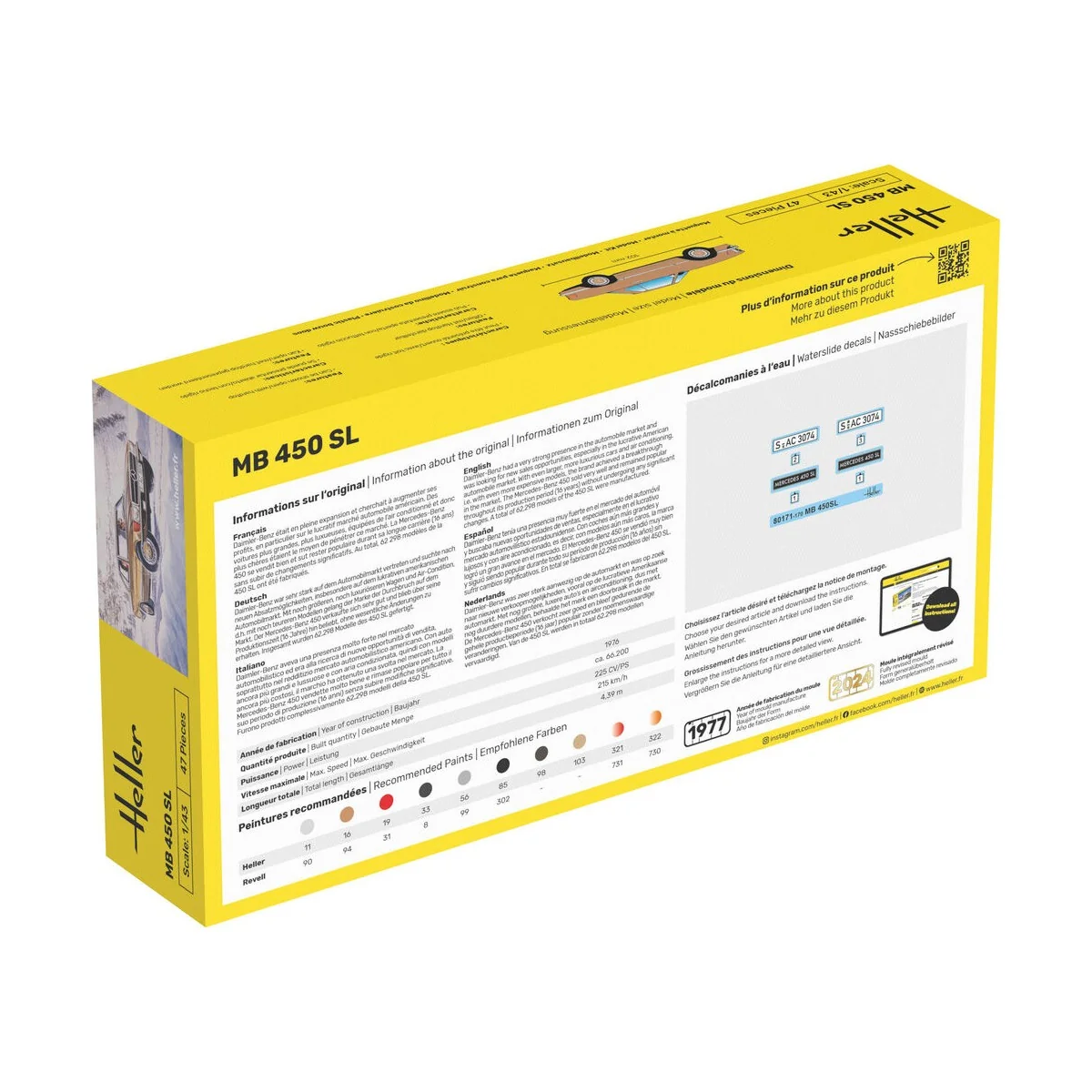 MB 450 SL - Heller 80171