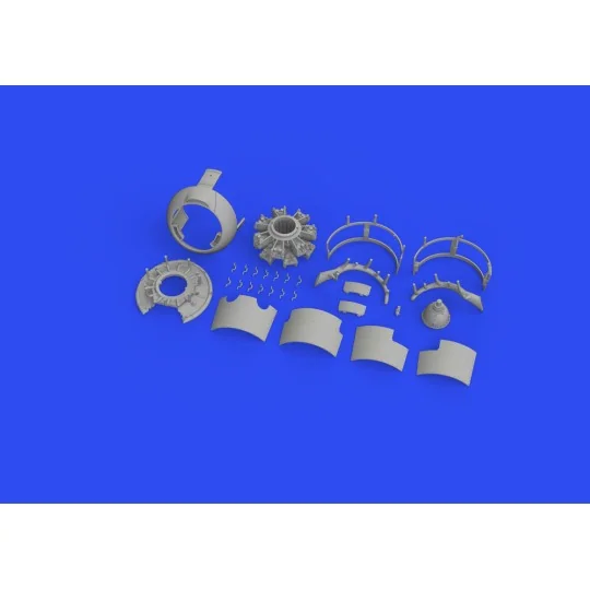 F4F-3 engine early PRINT 1/48 for EDUARD, 1/48 - Eduard Accessories...