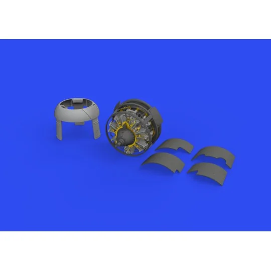 F4F-3 engine early PRINT 1/48 for EDUARD, 1/48 - Eduard Accessories...