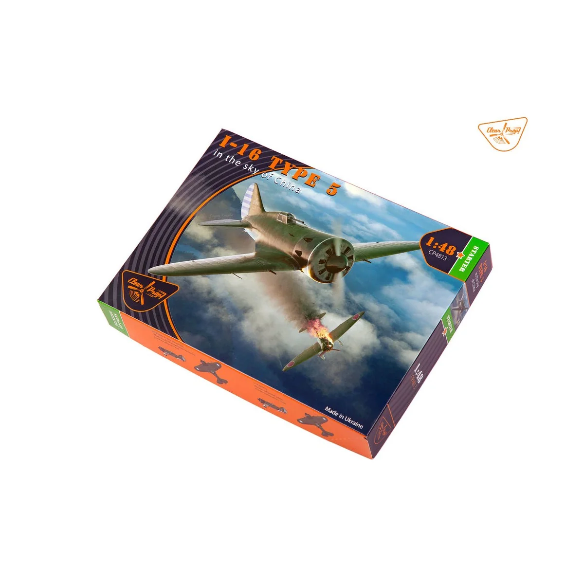I-16 type 5 (in the sky of China), 1/48 - Clear Prop Models CP4813