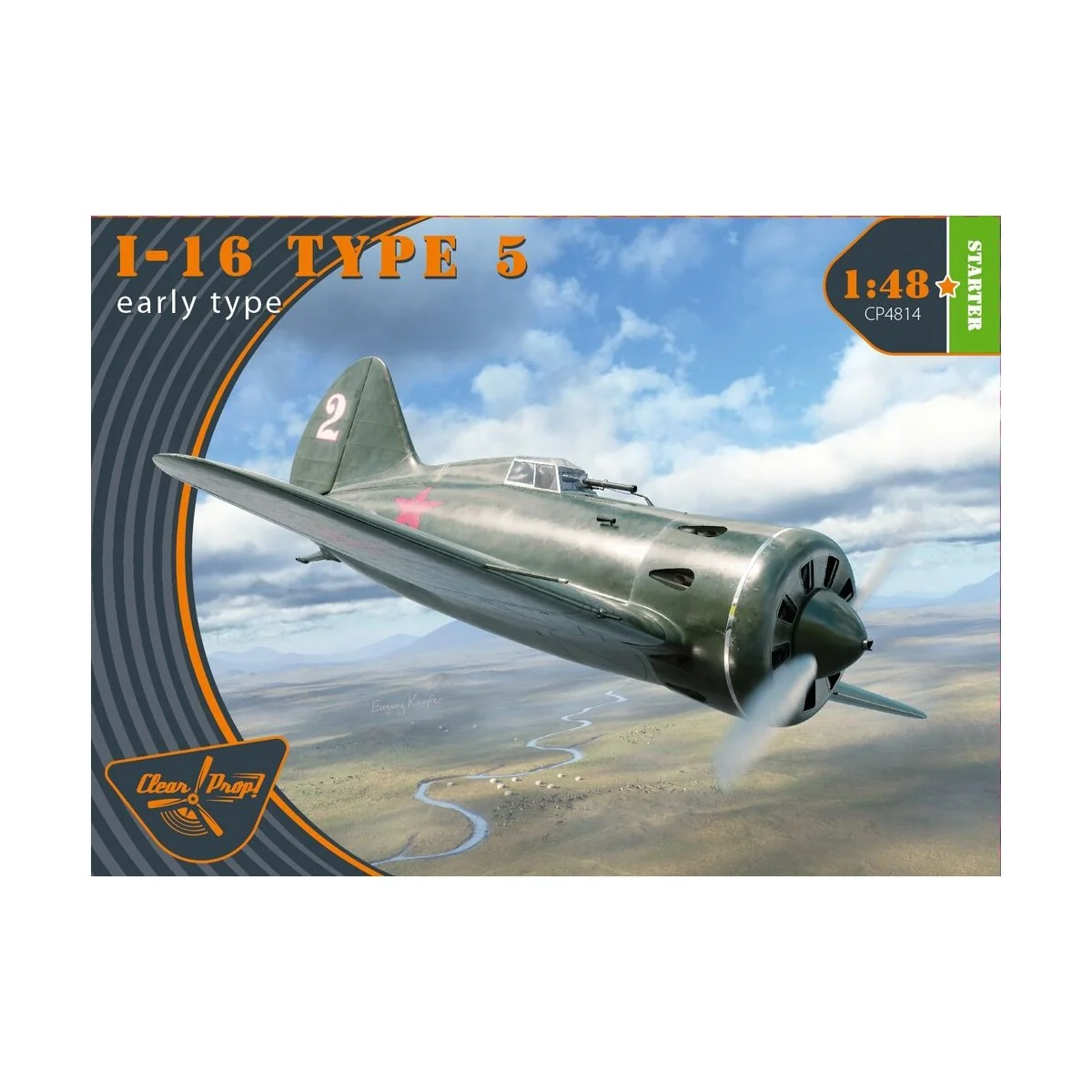 I-16 type 5 (early version), 1/48 - Clear Prop Models CP4814