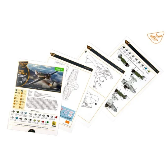 I-16 type 5 (in the sky of China), 1/48 - Clear Prop Models CP4813