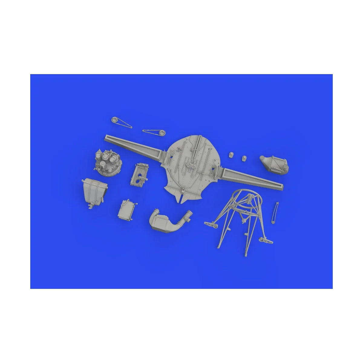 F4F-3 wheel bay PRINT for EDUARD, 1/48 - Eduard Accessories 648795