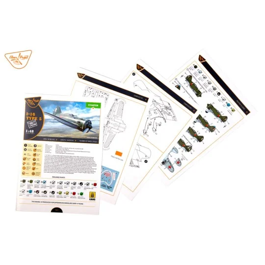 I-16 type 5 (early version), 1/48 - Clear Prop Models CP4814