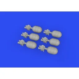 WWII USAAF oxygen cylinder A-4 PRINT - Eduard Accessories 648796