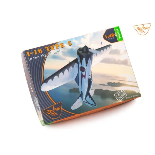 I-16 type 5 (in the sky of Spain late version), 1/48 - Clear Prop M...