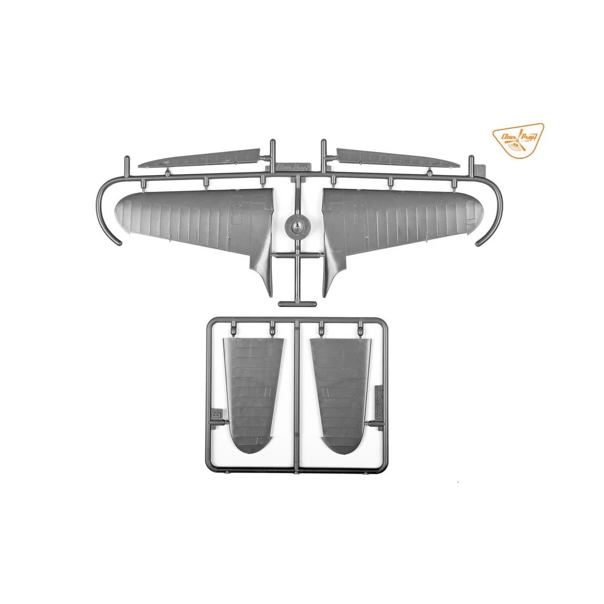 I-16 type 5 (in the sky of Spain early version), 1/48 - Clear Prop ...