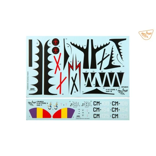 I-16 type 5 (in the sky of Spain late version), 1/48 - Clear Prop M...