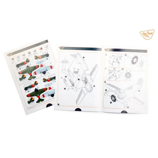 I-16 type 5 (in the sky of Spain late version), 1/48 - Clear Prop M...