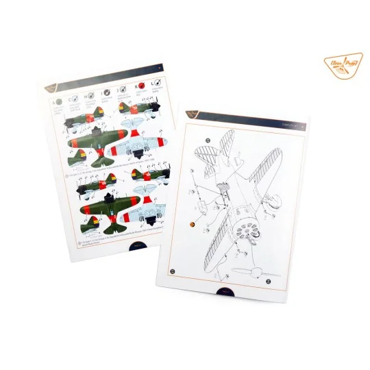 I-16 type 5 (in the sky of Spain late version), 1/48 - Clear Prop M...