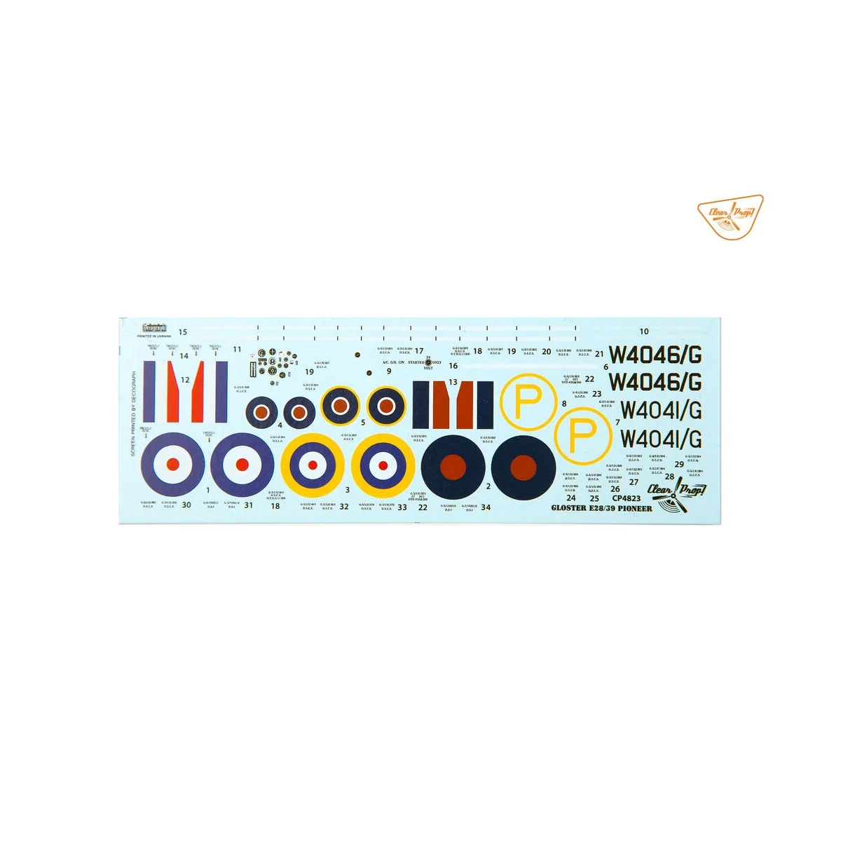 Gloster E28/39 Pioneer, 1/48 - Clear Prop Models CP4823