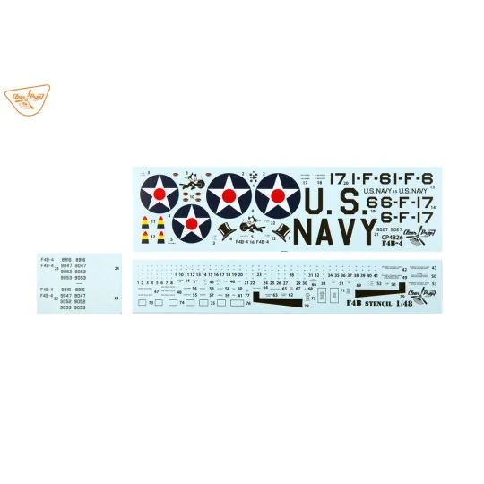 F4B-4 U.S NAVY, 1/48 - Clear Prop Models CP4826