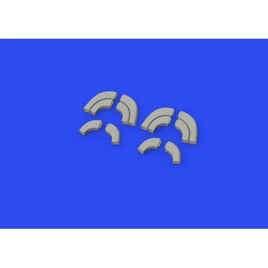 Yak-9D exhaust stacks PRINT for ZVEZDA - Eduard Accessories 648805