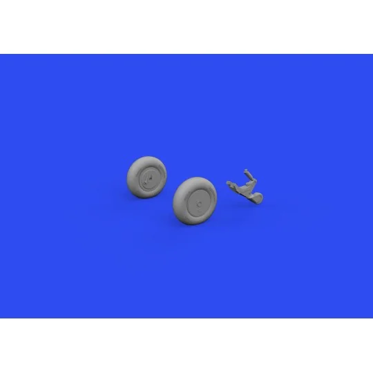 A6M wheels w/smooth tire for EDUARD, 1/48 - Eduard Accessories 648808