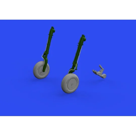 A6M wheels w/smooth tire for EDUARD, 1/48 - Eduard Accessories 648808