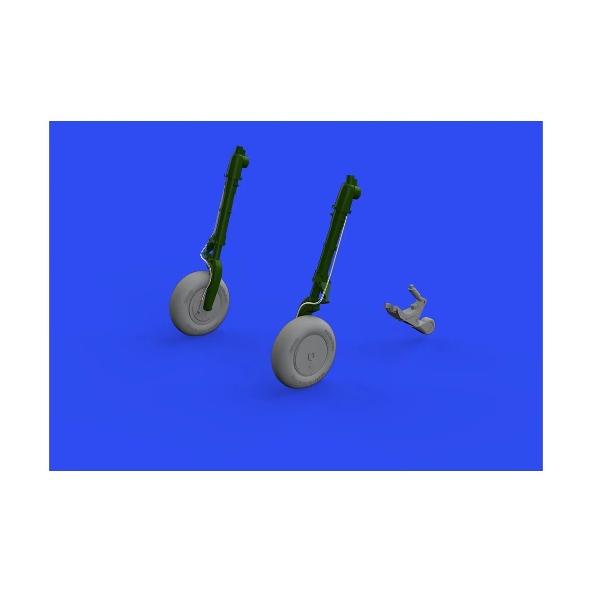 A6M wheels w/smooth tire for EDUARD, 1/48 - Eduard Accessories 648808