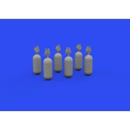 WWII USAAF oxygen cylinder A-6 PRINT for, 1/48 - Eduard Accessories...