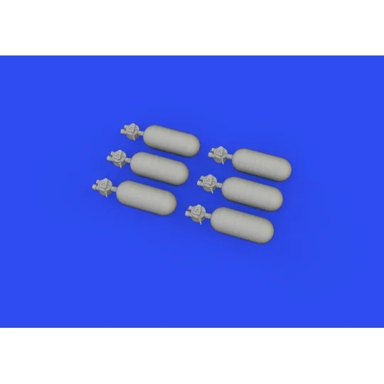 WWII USAAF oxygen cylinder A-6 PRINT for, 1/48 - Eduard Accessories...