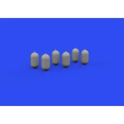 WWII USAAF oxygen tank G-1 PRINT for, 1/48 - Eduard Accessories 648810