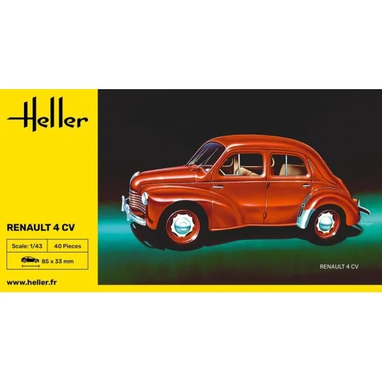 Renault 4 CV, 1/43 - Heller 80174 Renault 4 CV, 1/43 - Heller 80174
