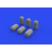 WWII USAAF oxygen tank G-1 PRINT for, 1/48 - Eduard Accessories 648810