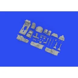 P-38J cockpit PRINT for TAMIYA, 1/48 - Eduard Accessories 648812