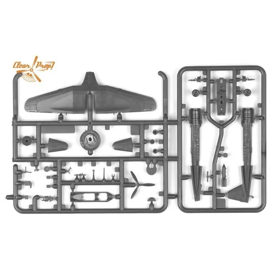 Ki-51 Sonia (2 in box) in foreign service, 1/144 - Clear Prop Model...