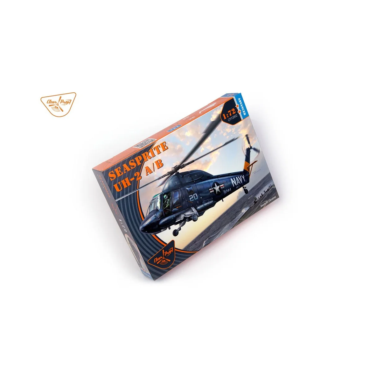 UH-2A/B Seasprite, 1/72 - Clear Prop Models CP72002
