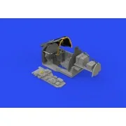 P-38J cockpit PRINT for TAMIYA - Eduard Accessories 648812