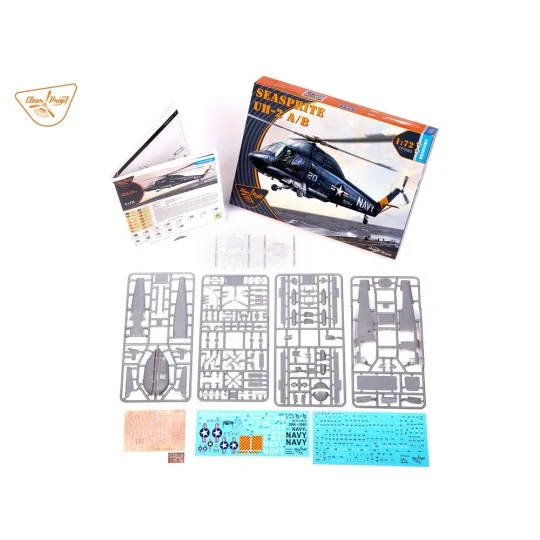 UH-2A/B Seasprite, 1/72 - Clear Prop Models CP72002