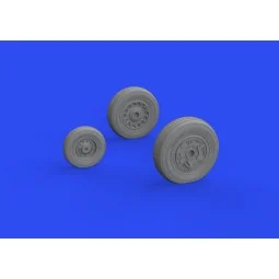 Buccaneer S.2C/D wheels for AIRFIX, 1/48 - Eduard Accessories 648814