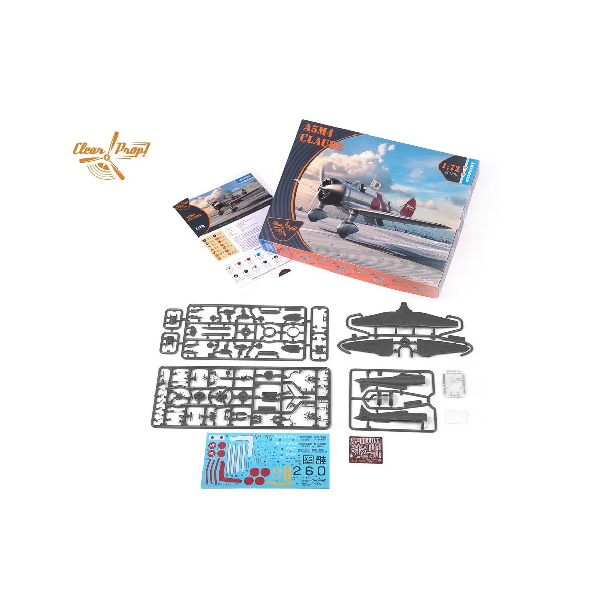 A5M4 Claude, 1/72 - Clear Prop Models CP72010
