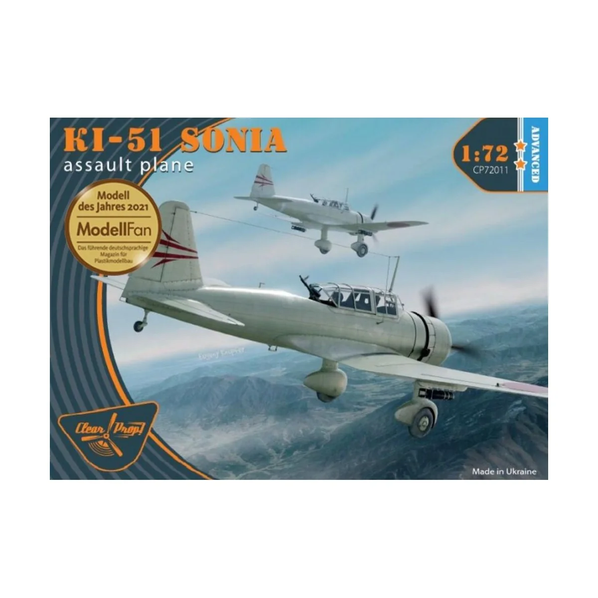 Ki-51 Sonia, 1/72 - Clear Prop Models CP72011