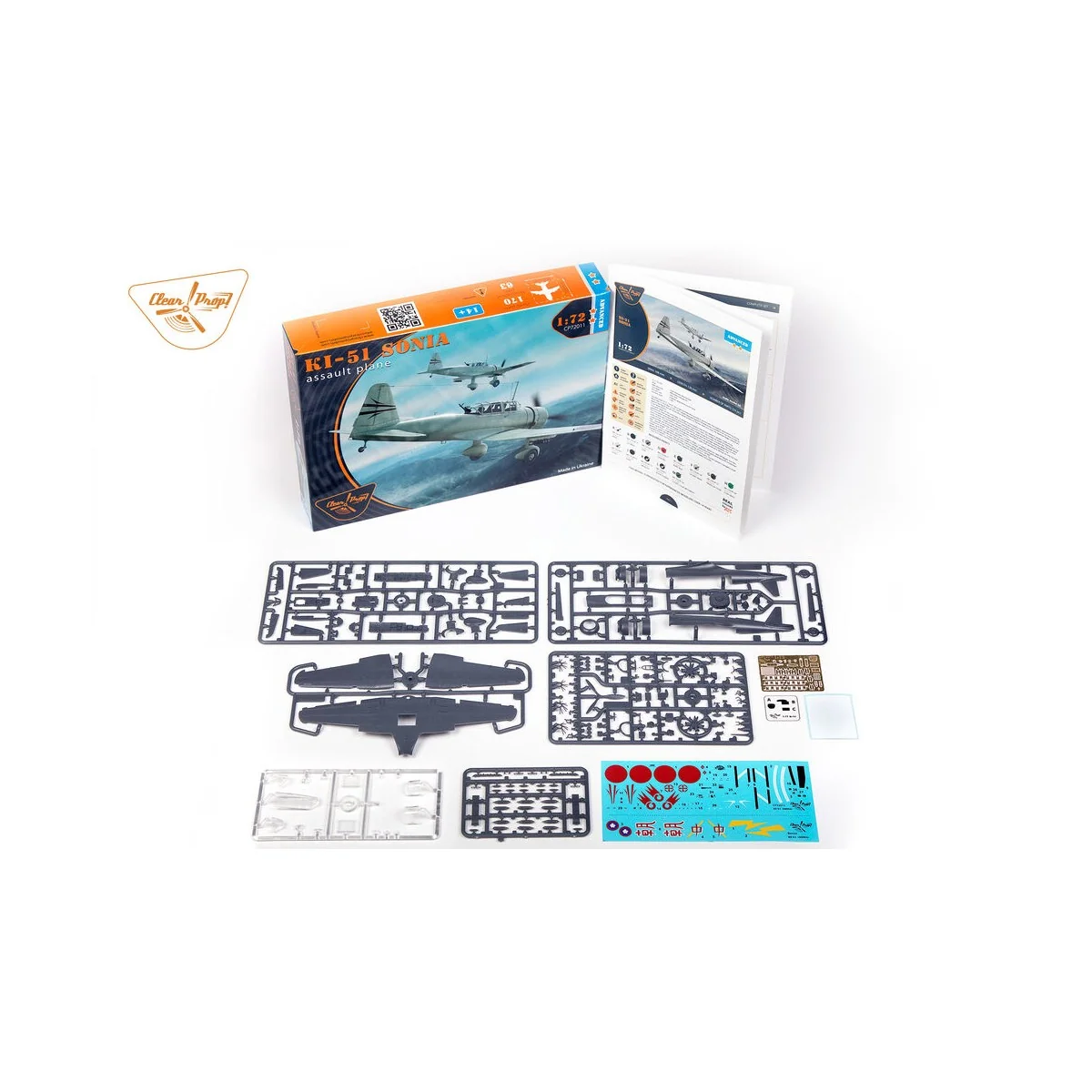 Ki-51 Sonia, 1/72 - Clear Prop Models CP72011