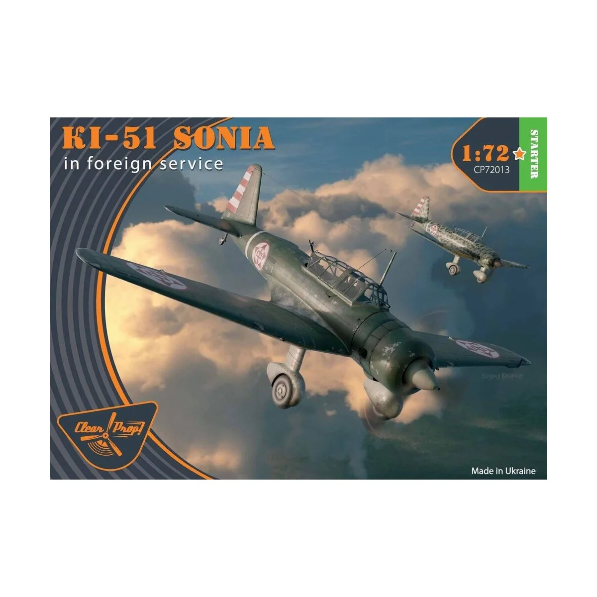 Ki-51 Sonia in foreign service, 1/72 - Clear Prop Models CP72013