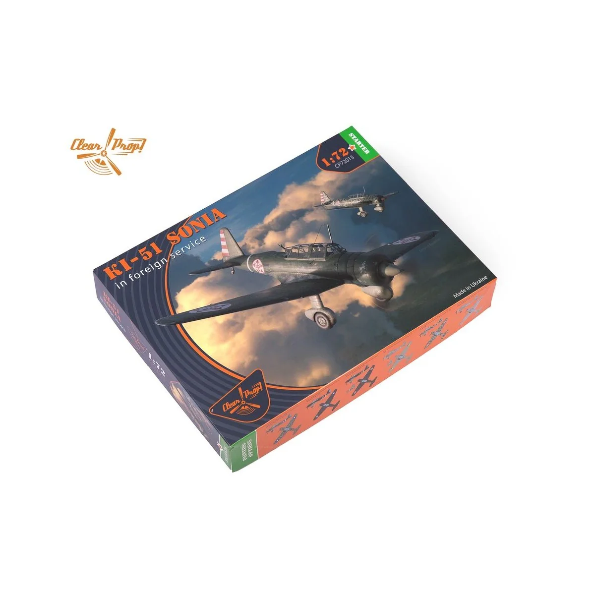 Ki-51 Sonia in foreign service, 1/72 - Clear Prop Models CP72013