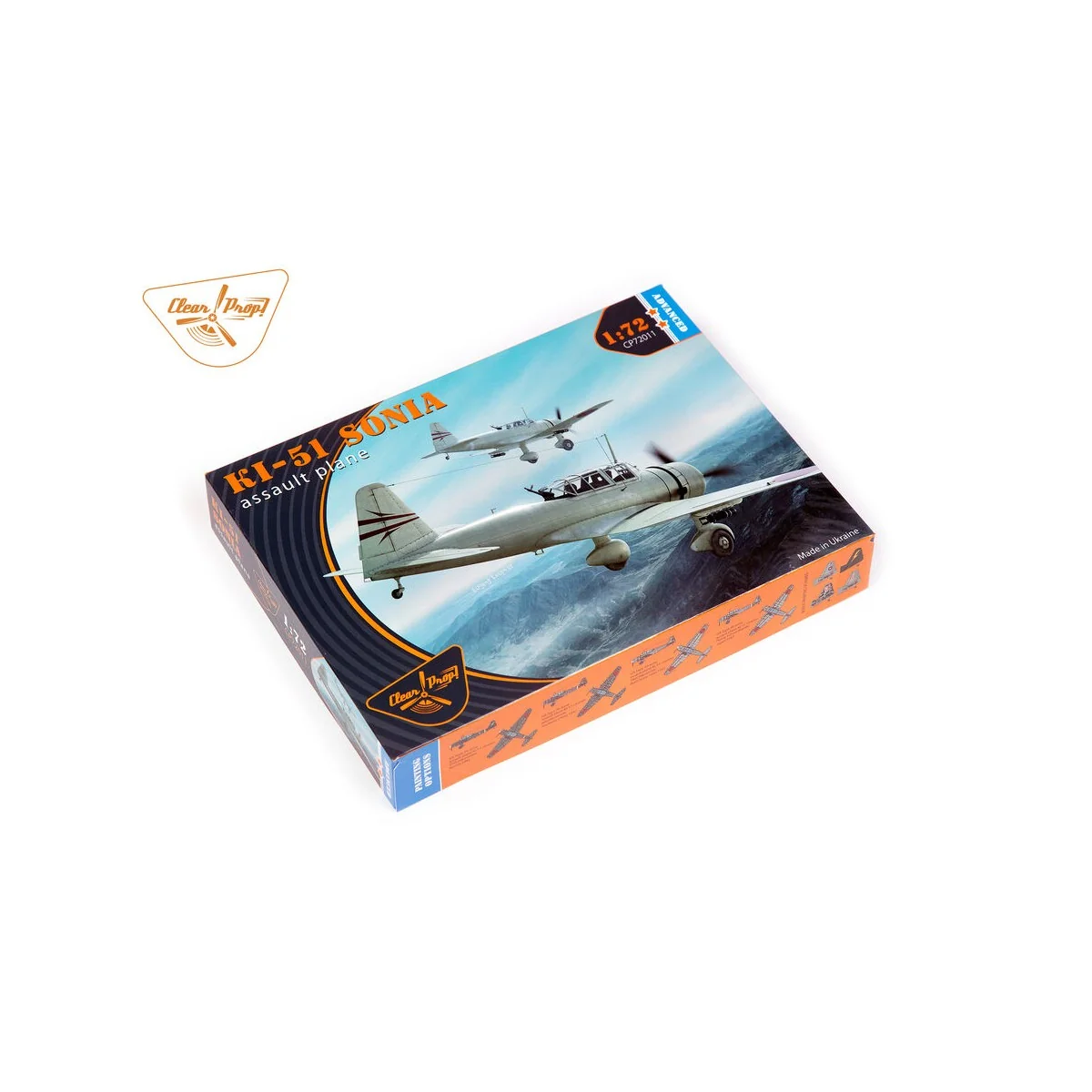Ki-51 Sonia, 1/72 - Clear Prop Models CP72011
