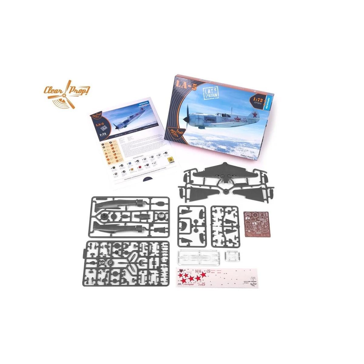 La-5 (late version), 1/72 - Clear Prop Models CP72015