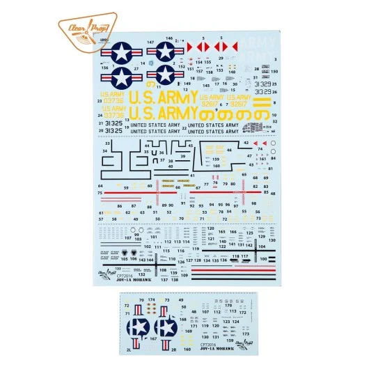 OV-1 A/JOV-1A Mohawk, 1/72 - Clear Prop Models CP72016