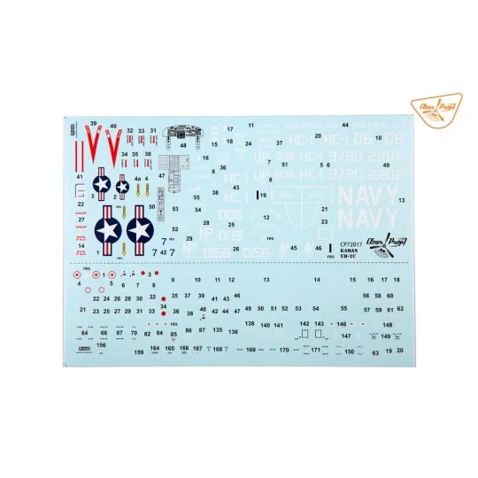 UH-2C Seasprite, 1/72 - Clear Prop Models CP72017