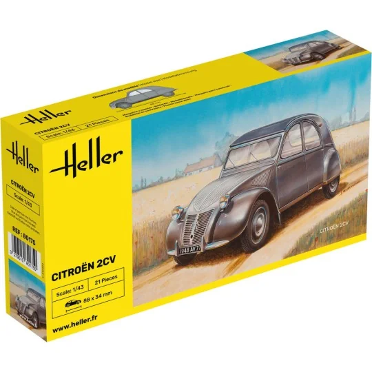 Citroen 2 CV, 1/43 - Heller 80175 Citroen 2 CV, 1/43 - Heller 80175